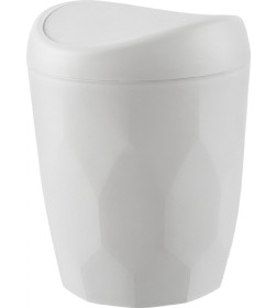 Ведро для мусора с откидной крышкой 1 л.Keeplex Light цвет белое облако KL500310048