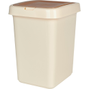 Ведро для мусора с откидной крышкой  Push to Open 25 л.Spin&Clean Step цвет кофейный SV4143КФ (SV4143КФ) 