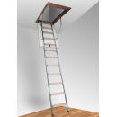 Лестница чердачная металлическая ASTARK 70х120х280см. (крышка 26мм)