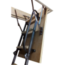 Лестница чердачная металлическая ASTARK 70х120х280см. (крышка 26мм)