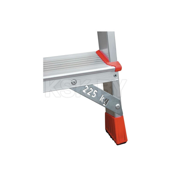 Стремянка алюминиевая 6 ступеней с лотком-органайзером NV311 Новая Высота 3115106 (3115106) 