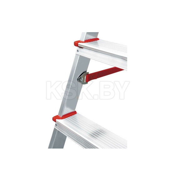 Стремянка алюминиевая 6 ступеней с лотком-органайзером NV311 Новая Высота 3115106 (3115106) 