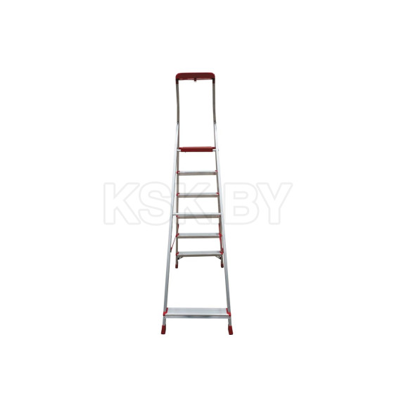 Стремянка алюминиевая 6 ступеней с лотком-органайзером NV311 Новая Высота 3115106 (3115106) 