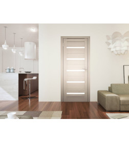 Дверь межкомнатная Амати М01, 900х2000, Экошпон, Белёный дуб, мателюкс матовое