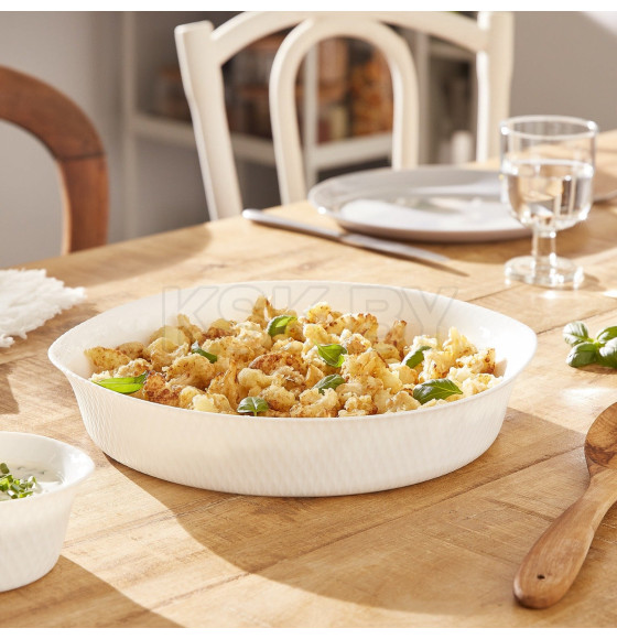 Блюдо круглое "Smart Cuisine Wavy" Luminarc Q8178 (2л) (00106830) 