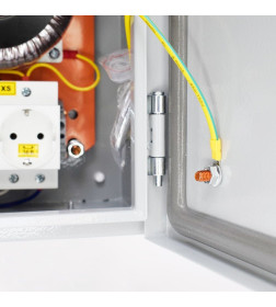 Ящики с понижающим трансформатором ЯТП 0,25кВА 230/12В IP65 (мет. корпус)