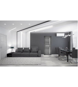 Дверь межкомнатная Амати 18, 800х2000, Экошпон, Дуб шале-графит, мателюкс матовое