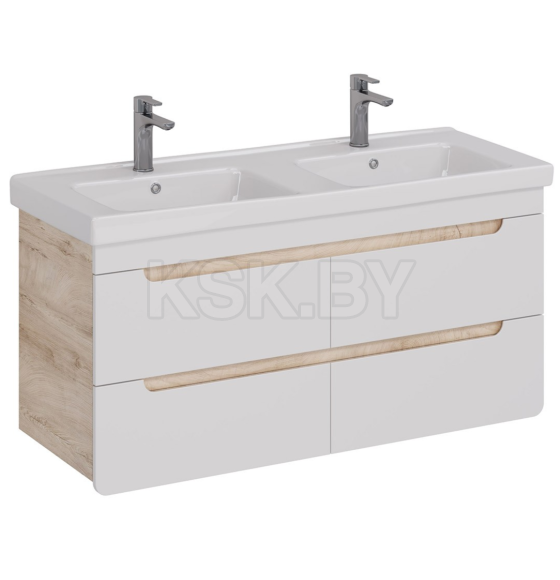 Тумба подвесная Lemark под умывальник Olivia, дуб кантри LM08OL125T (LM08OL125T) 