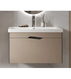 Тумба подвесная Velvex Krona 800-0-1 (Como) серый камень