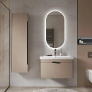 Тумба подвесная Velvex Krona 800-0-1 (Como) серый камень (384 серый камень) 