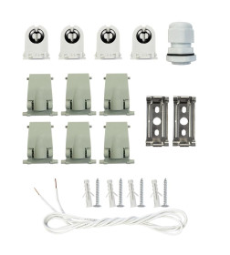 Светильник пылевлагозащищенный для светодиодных ламп 2х600 мм Т8 G13 LF 2x10W IP65 ETP 35972