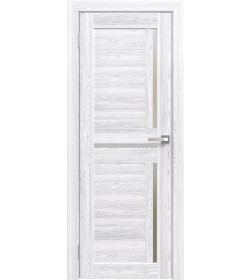 Дверь межкомнатная Амати 18, 600х2000,Экошпон,Сканди классик,стекло матовое