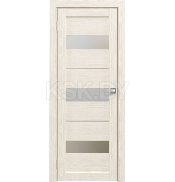 Дверь межкомнатная Амати 12, 600х2000, Экошпон, Эшвайт, мателюкс матовое