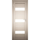 Дверь межкомнатная Амати 12,700х2000,Экошпон,Белёный дуб,стекло матовое
