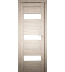 Дверь межкомнатная Амати 12,700х2000,Экошпон,Белёный дуб,стекло матовое