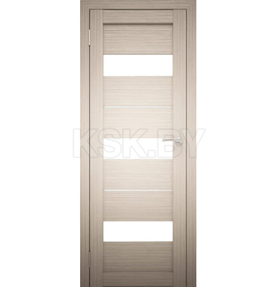 Дверь межкомнатная Амати 12,700х2000,Экошпон,Белёный дуб,стекло матовое