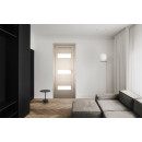 Дверь межкомнатная Амати 12,700х2000,Экошпон,Белёный дуб,стекло матовое