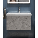 Тумба подвесная Vigo Geometry 600-0-1 бетон под умывальник Como (033 бетон) 