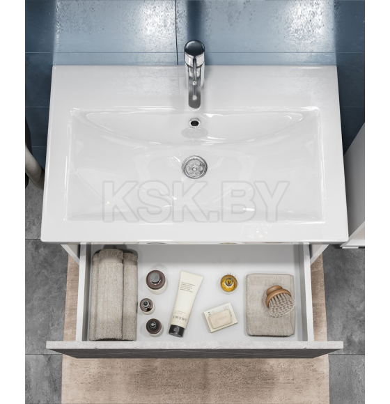 Тумба подвесная Vigo Geometry 600-0-1 бетон под умывальник Como (033 бетон) 