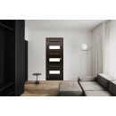 Дверь межкомнатная Амати 12, 600х2000, Экошпон, Венге, мателюкс матовое