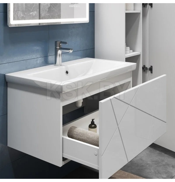 Тумба подвесная Vigo Geometry 800-0-1 под умывальник Como (035) 