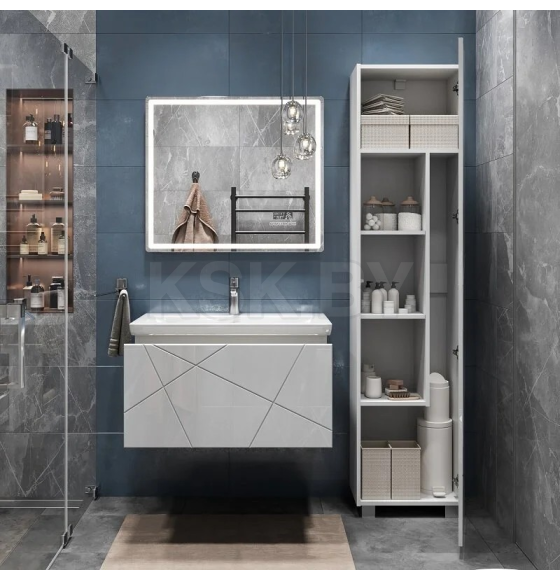 Тумба подвесная Vigo Geometry 800-0-1 под умывальник Como (035) 