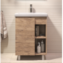 Тумба напольная Vigo Milos 600-1-0 под умывальник Como дуб золотой (316 дуб золотой) 