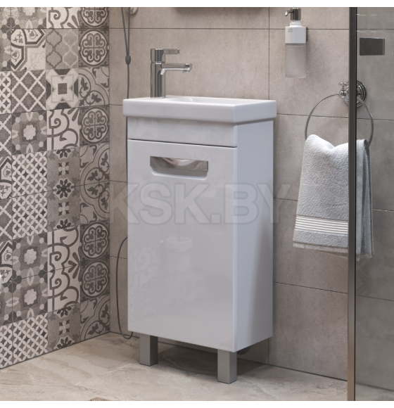 Тумба напольная Vigo Plaza 400-1-0 под умывальник Миранда tn.PLA.MIR.40.1D (tn.PLA.MIR.40.1D) 
