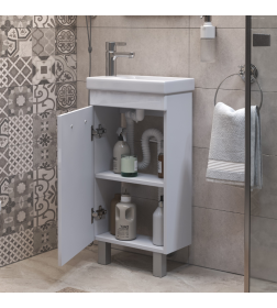 Тумба напольная Vigo Plaza 400-1-0 под умывальник Миранда tn.PLA.MIR.40.1D