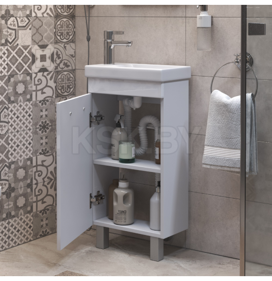 Тумба напольная Vigo Plaza 400-1-0 под умывальник Миранда tn.PLA.MIR.40.1D (tn.PLA.MIR.40.1D) 