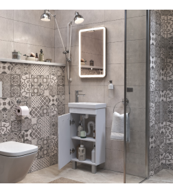 Тумба напольная Vigo Plaza 400-1-0 под умывальник Миранда tn.PLA.MIR.40.1D