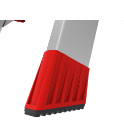 Стремянка алюминиевая двухсторонняя профессиональная NV3127, 2х5 ступеней 130 мм, площадка 350х260 мм