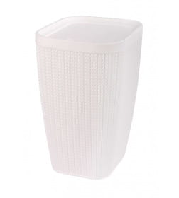 Ведро для мусора 10 л.Альтернатива Вязаное плетение М7487