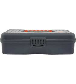 Органайзер BLOCKER HOBBY BOX 12" серо-свинцовый/оранжевый