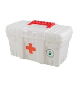 Контейнер-аптечка Keeplex Family doctor средний 26,5х15,5х14см белый