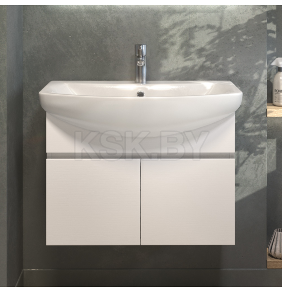 Тумба подвесная Vigo Wing 700-2-0 белый под умывальник Балтика tp.WIN.BAL.70.2D (tp.WIN.BAL.70.2D белый) 