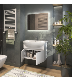 Тумба подвесная Vigo Wing 700-2-0 белый под умывальник Балтика tp.WIN.BAL.70.2D