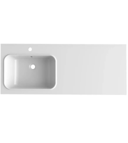 Умывальник на стиральной машиной из акрилового камня Ulgran Paola Bella 120 левый