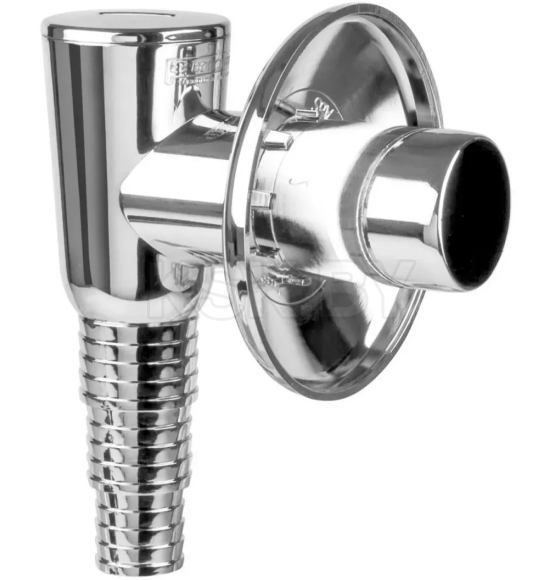 Сифон для стиральной машины наружный хром, AV Engineering (AVE-APS1) 