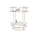 Полка для ванной комнаты угловая из стали с хромовым покрытием JB-312 (JB-312) 