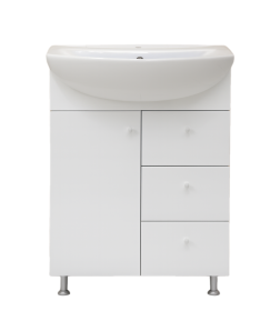 Тумба напольная Айсберг Промо 60 под умывальник Уют, DP2628T