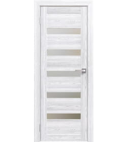 Дверь межкомнатная Амати 03,700х2000,экошпон,сканди классик,стекло матовое