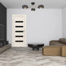 Дверь межкомнатная "Амати  03(ч)", эшвайт, 800х2 000