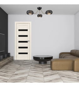 Дверь межкомнатная "Амати  03(ч)", эшвайт, 800х2 000