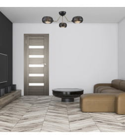 Дверь межкомнатная "Амати  03", дуб дымчатый, 700х2 000