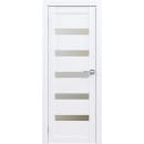Дверь межкомнатная Амати 03,600х2000,экошпон,бьянко,стекло матовое