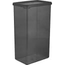 Банка для сыпучих продуктов Plast Team  BLACK 1,65 л прямоугольная PT170810621 (PT170810621) 