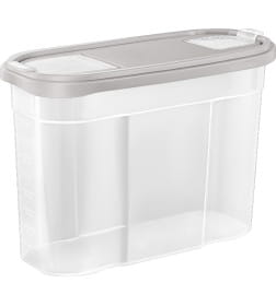 Банка для сыпучих продуктов BERGEN 2,5л пепельный жемчуг PT102210024