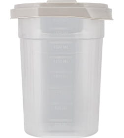 Банка для сыпучих продуктов BERGEN 2л пепельный жемчуг PT102110024