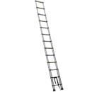 Лестница телескопическая алюминиевая 1х13 перекладин, односекционная 3,8м Новая Высота 2211113ТЛ (2211113ТЛ) 